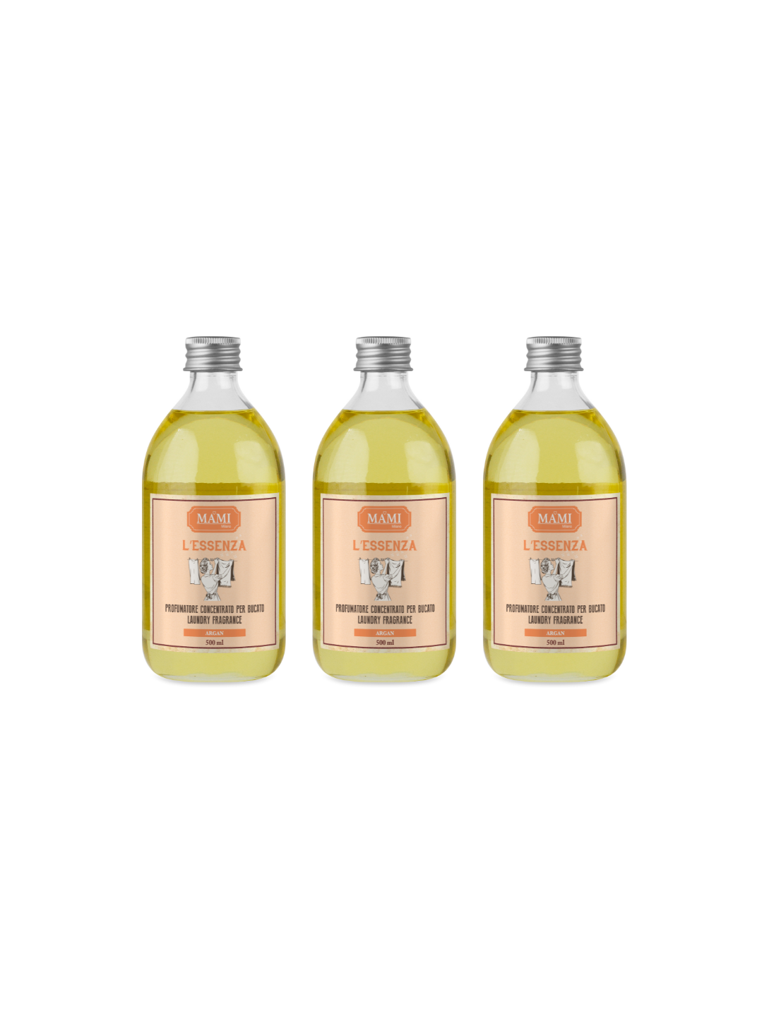 Set Profumo Bucato Mami Milano – Profumatori Argan 500 ml