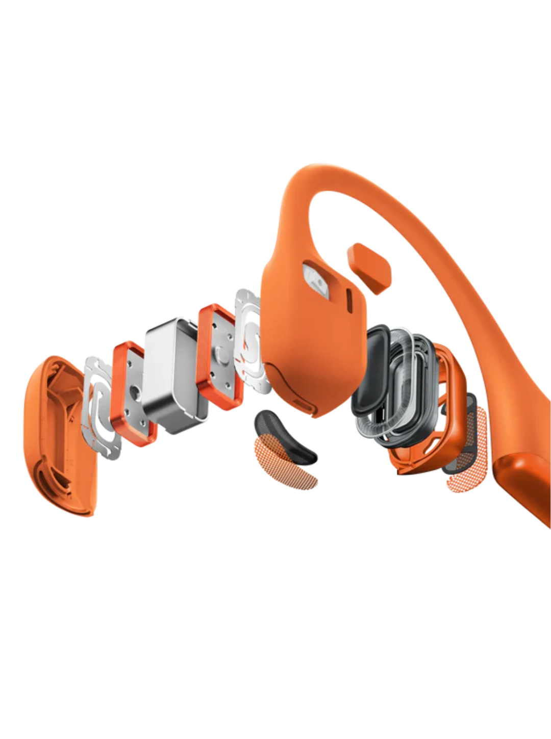 OpenRun Pro2 Arancione – Auricolari sportivi con conduzione ossea e bassi definiti | SHOKZ