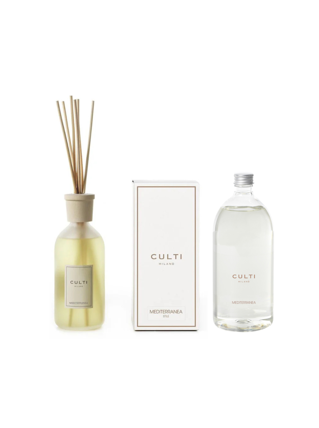 Set Profumo Casa Culti Milano – Diffusore Stile 1000 ml + Ricarica 1000 ml (Offerta Esclusiva)