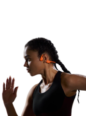 OpenRun Pro2 Arancione – Auricolari sportivi con conduzione ossea e bassi definiti | SHOKZ