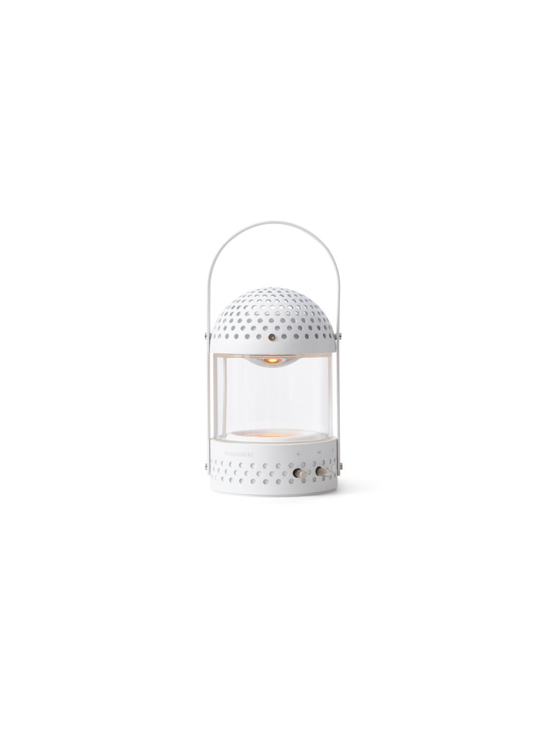 Light Speaker White – Speaker Portatile Bluetooth con Luce LED e Design Trasparente