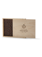 Lastra di Nocciolato Fondente con Nocciole Piemonte IGP 500g – Cioccolato Calcagno