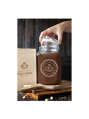 Crema Spalmabile alla Nocciola Piemonte IGP in Cofanetto di Legno 2kg – Cioccolato Calcagno