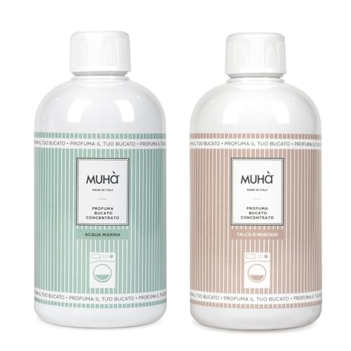 Profuma Bucato (Acqua Marina 400ml + Talco e Muschio 400ml)