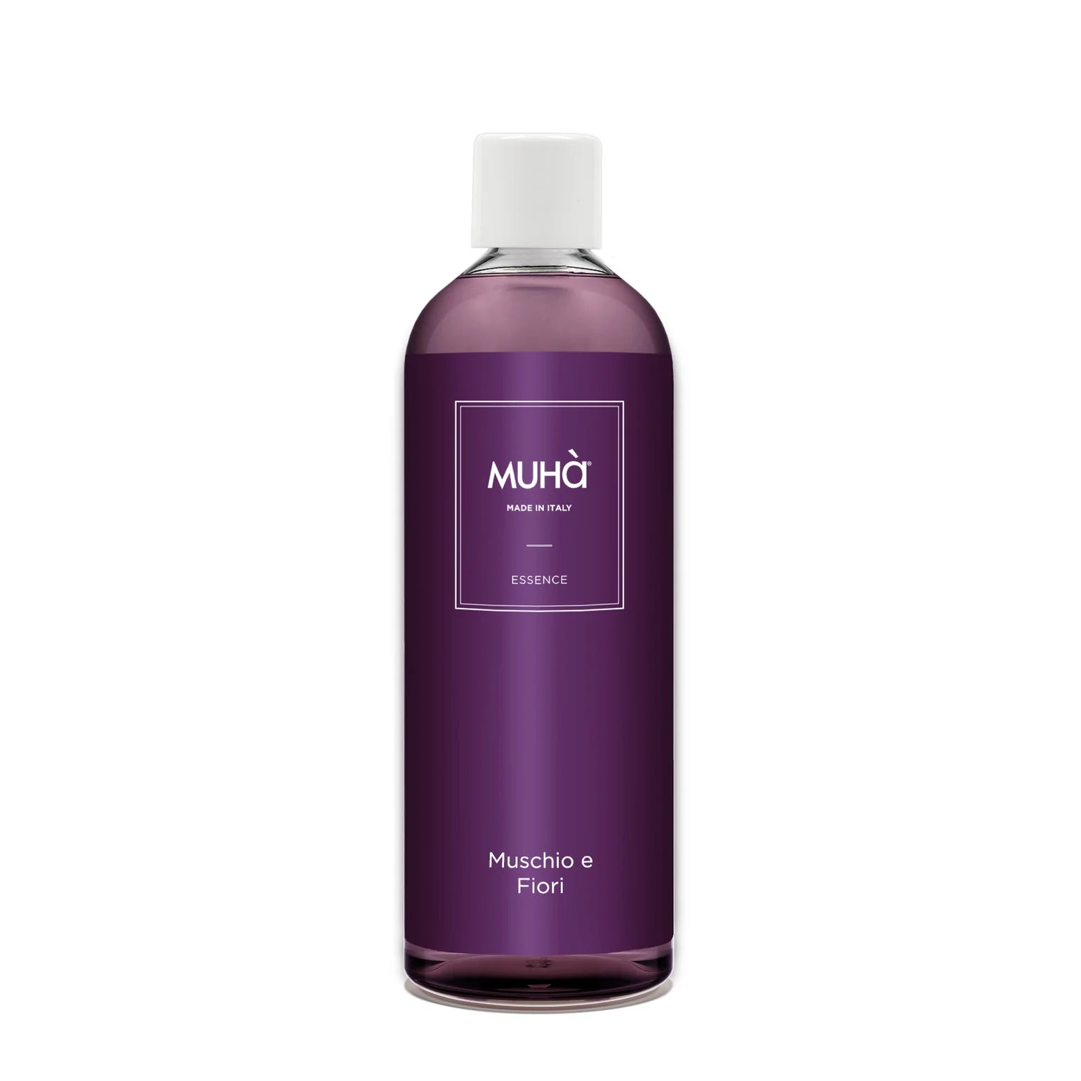 Muhà Ricarica Diffusore 100–1000 ml – Muschio e Fiori: elegante, avvolgente e femminile – Made in Italy