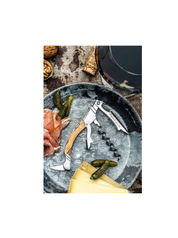 Cavatappi sommelier con taglierina – Eleganza e precisione in legno d’olivo | Laguiole Style de Vie