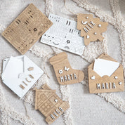Kit Letterina di Natale in legno bianco personalizzabile – Vintiun