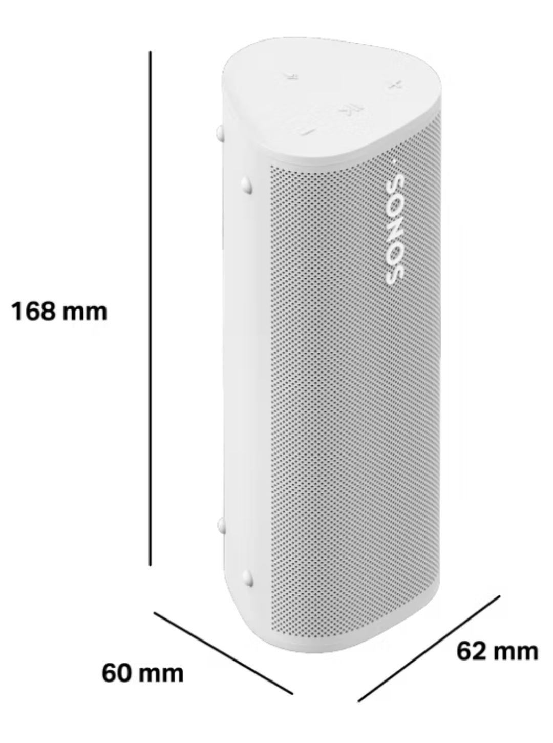 Sonos Roam 2 White – Speaker Portatile Waterproof IP67 & Multiroom | Sonos – Inverticale