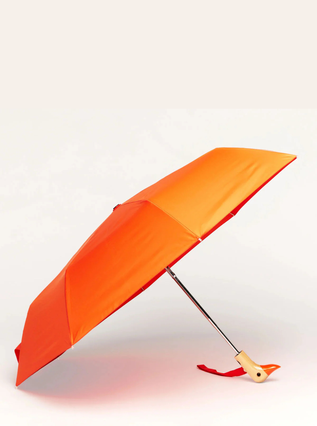 Ombrello Duck Head | Eco‑friendly Compact Umbrella | Papaya