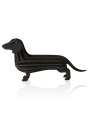 Dachshund "Black" 31 cm – Decorazione in legno 3D per casa e regalo | Lovi