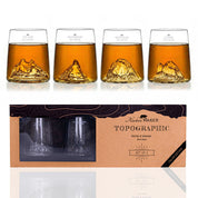 Set 4 Bicchierini TOPOGRAPHIC Italy Edition | Alaskan Maker