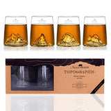 Set 4 Bicchierini TOPOGRAPHIC Italy Edition | Alaskan Maker