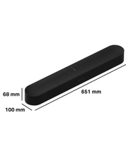 Sonos Beam (Gen 2) Black – Soundbar HDMI eARC con Dolby Atmos | Sonos – Inverticale