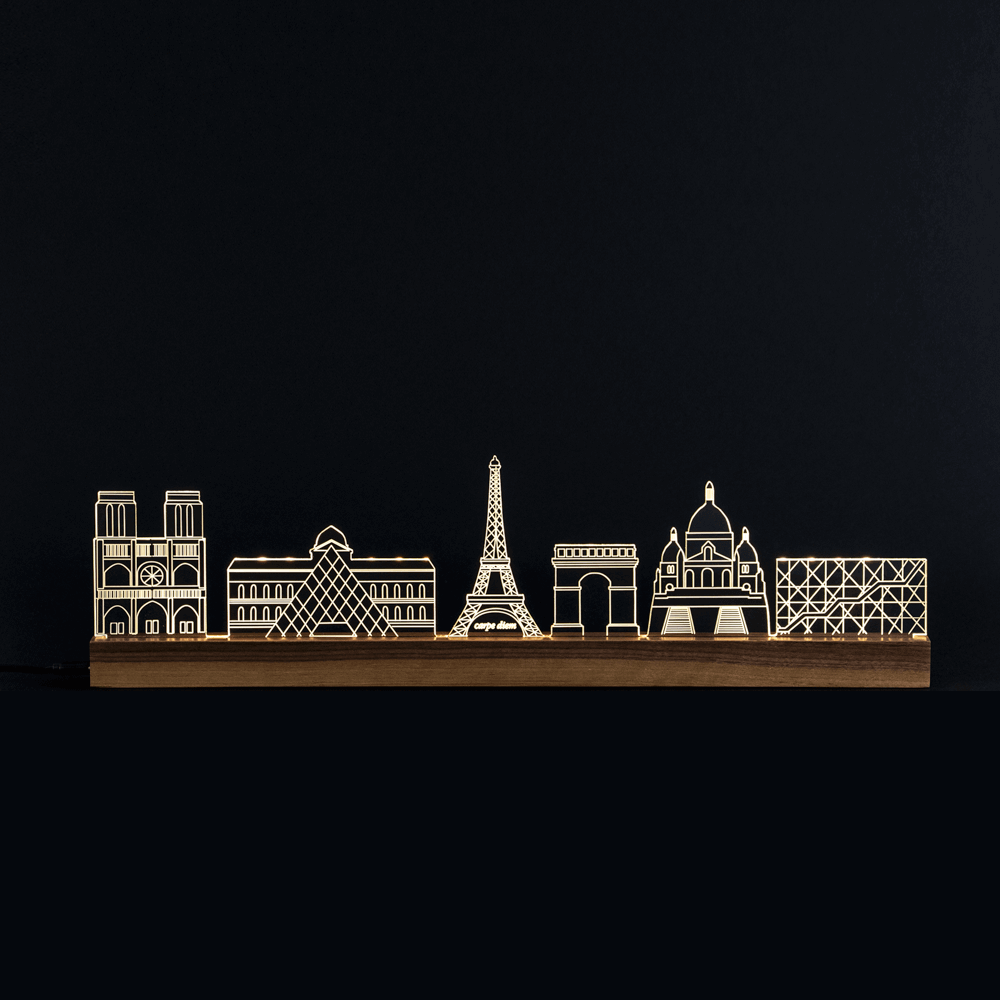 Lampada skyline Parigi Maxi