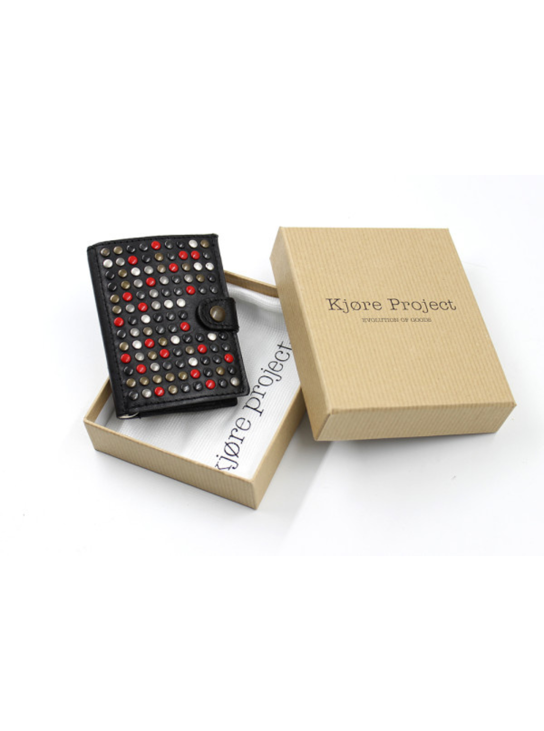 Tokyo Red iClutch + Coins – Portafoglio compatto & stile | Kjøre Project