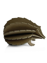 Hedgehog "Brown" 8 cm – Decorazione in legno 3D per casa e regalo | Lovi