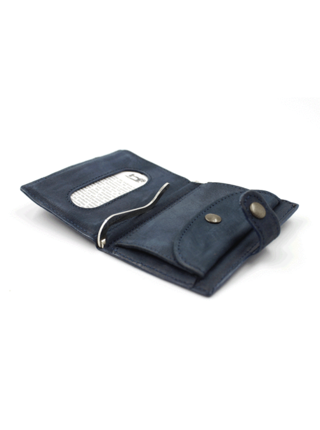 Handwoven Blue iClutch + Coins – Portafoglio compatto & stile | Kjøre Project