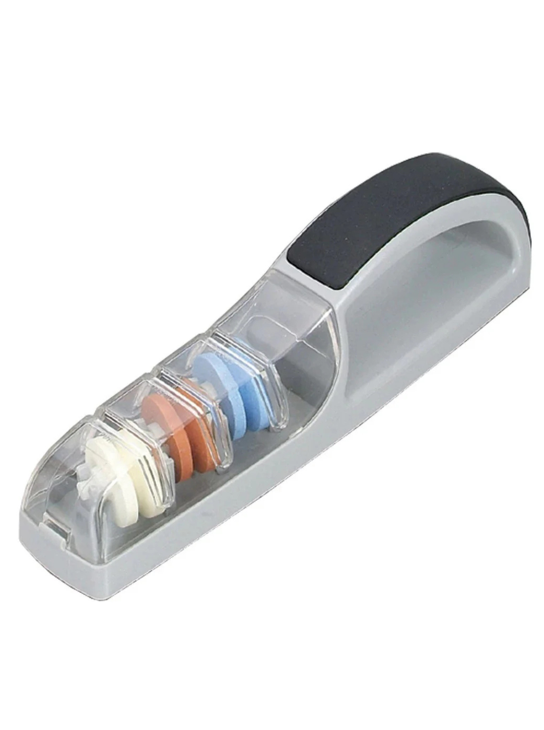 Global MinoSharp Plus 550/GB – Affilacoltelli 3 Fasi Ceramiche con Acqua – Global