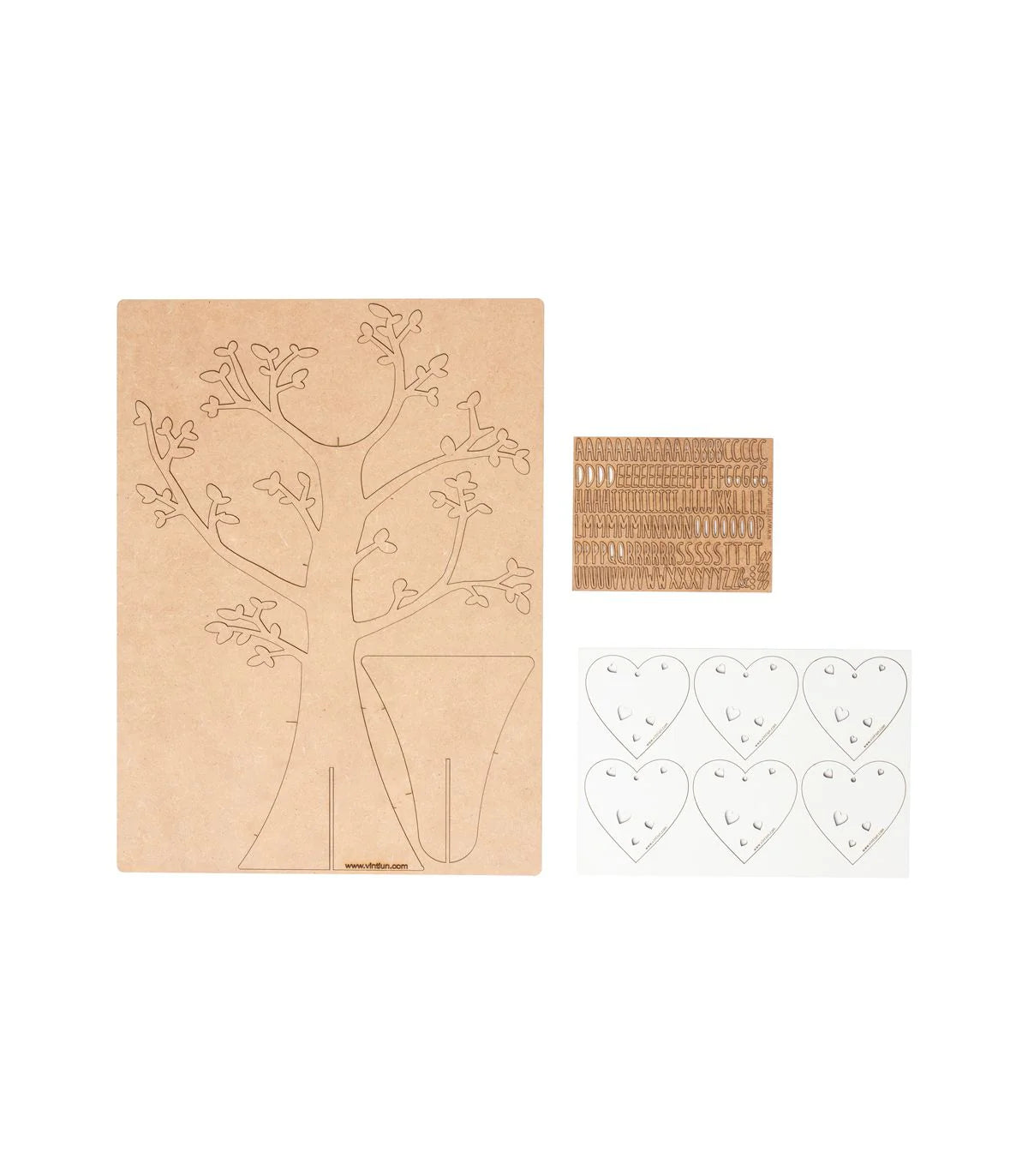 Albero di famiglia personalizzabile in legno – Vintiun