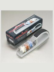 Global MinoSharp Plus 550/GB – Affilacoltelli 3 Fasi Ceramiche con Acqua – Global