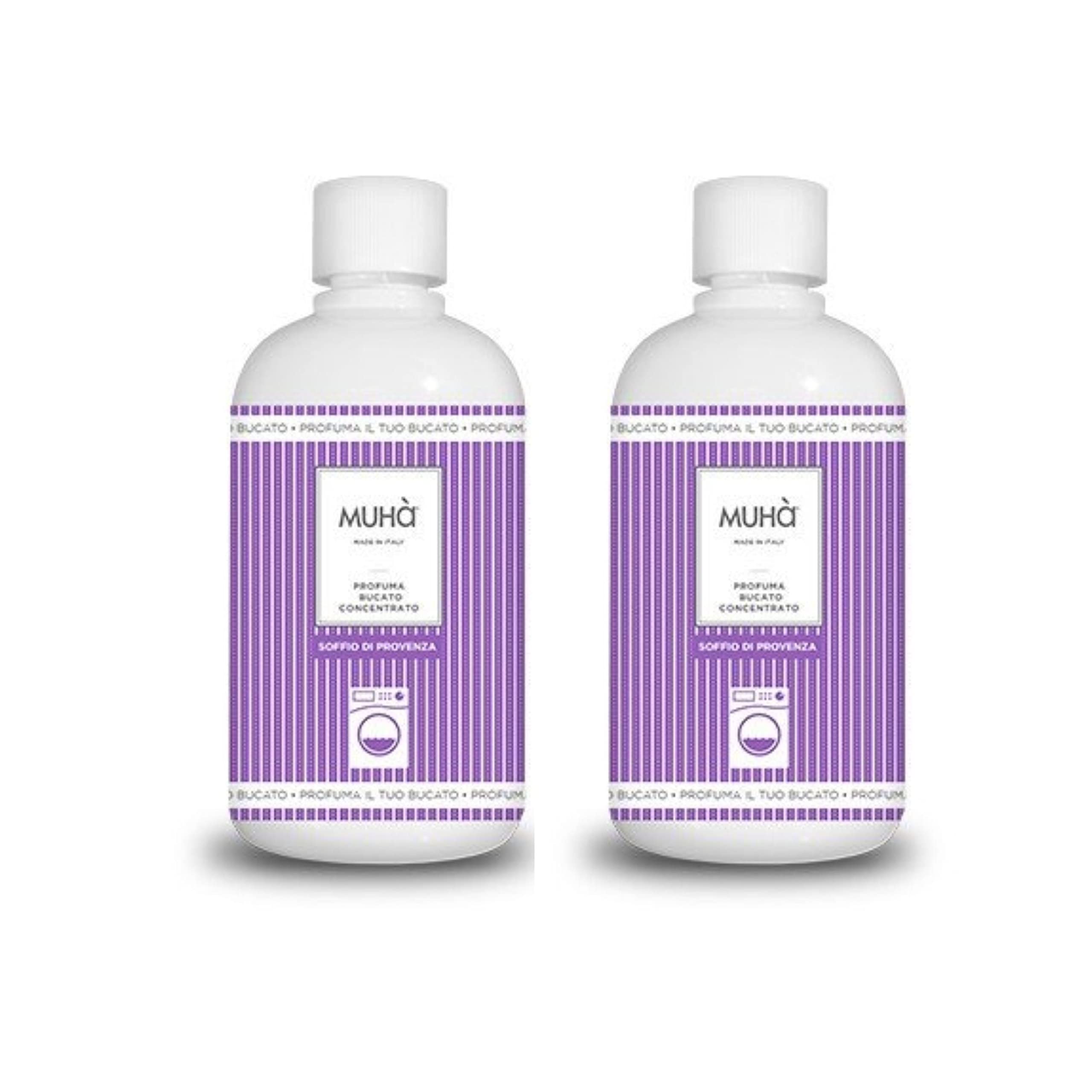 Generico Profumatore per bucato Muha Intense, Soffio di Provenza - Lavanda, 2x400ml