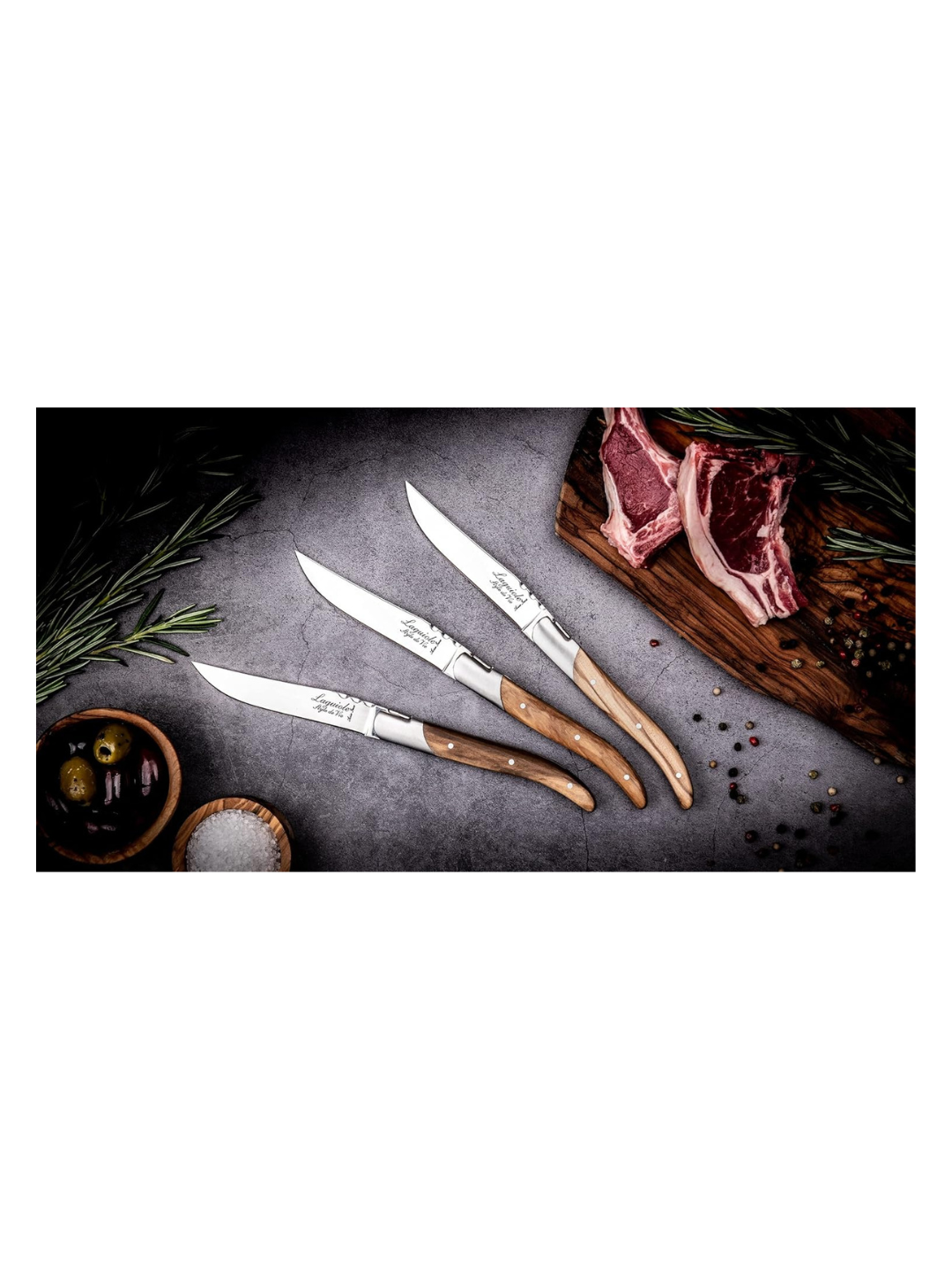 Set coltelli da bistecca 6 pezzi – Eleganza e taglio preciso | Laguiole Style de Vie