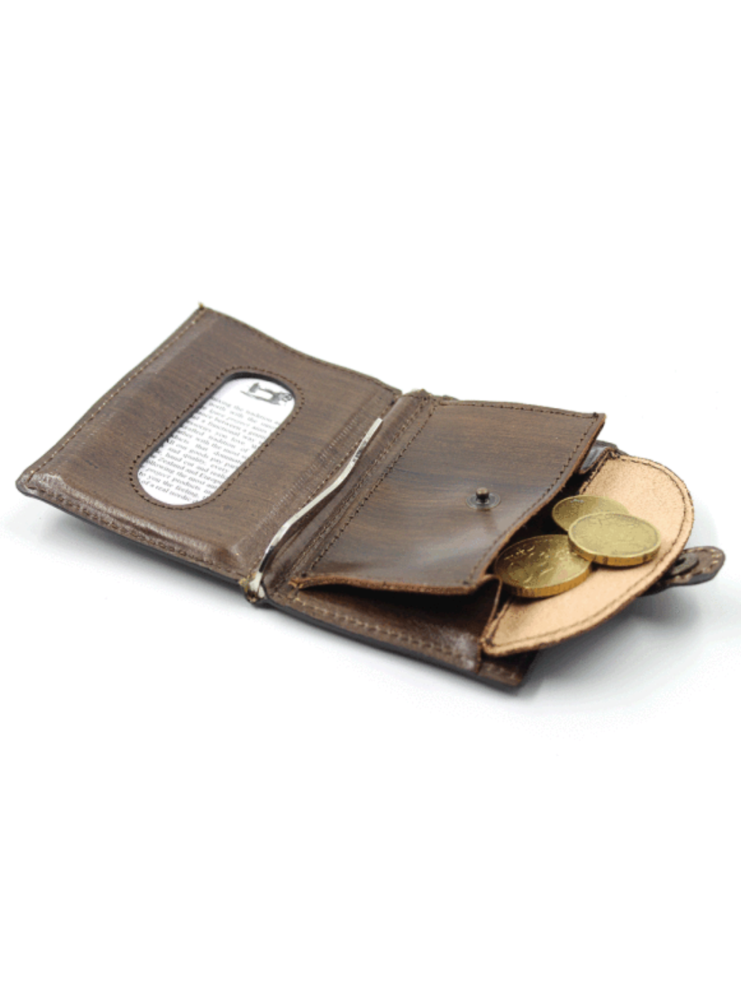 Portafoglio Los Angeles iClutch + Coins White – Pelle premium artigianale | Kjøre Project