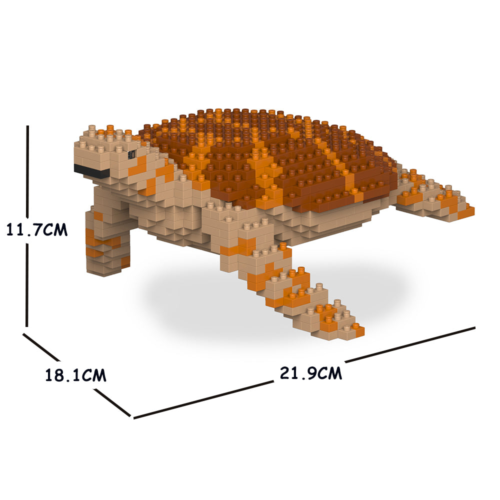 Scultura di Mattoncini - Sea Turtle 01S-M01