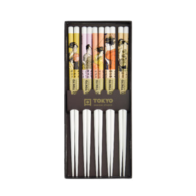 Set 5 Paia di Bacchette Geisha – Design Giapponese | Tokyo Design Studio