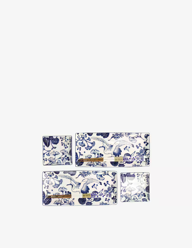 Flora Japonica – Set piatti sushi in porcellana | TOKYO Design Studio