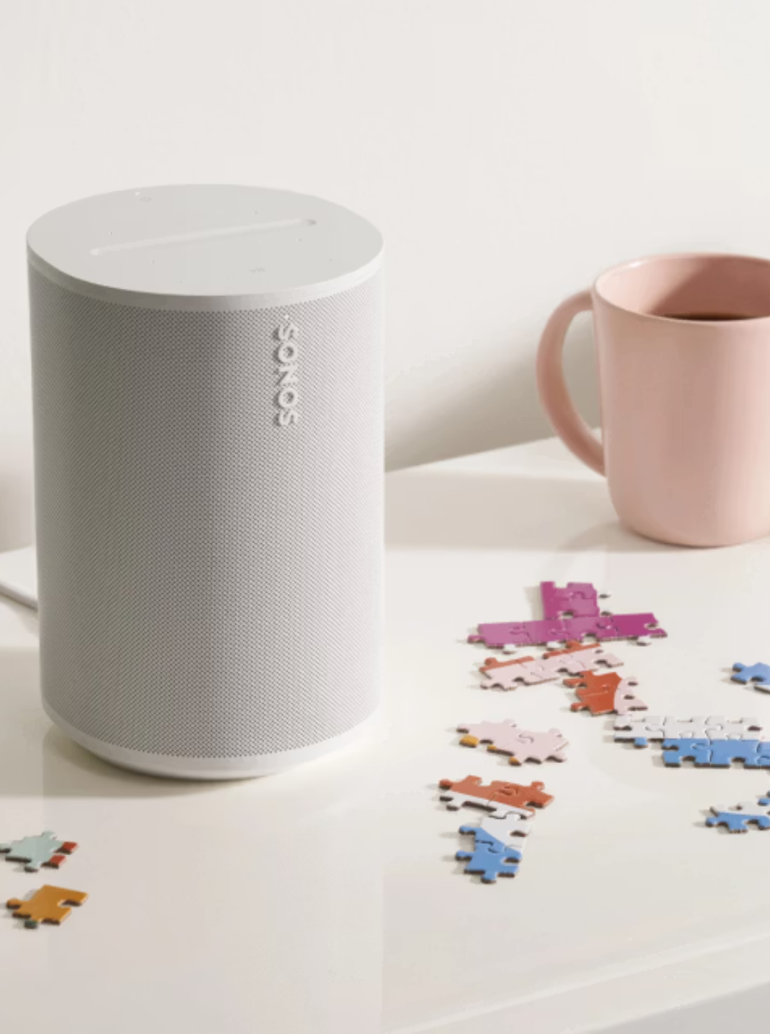 Era 100 White – Speaker Smart Stereo Wi-Fi, Bluetooth & Multiroom | Sonos