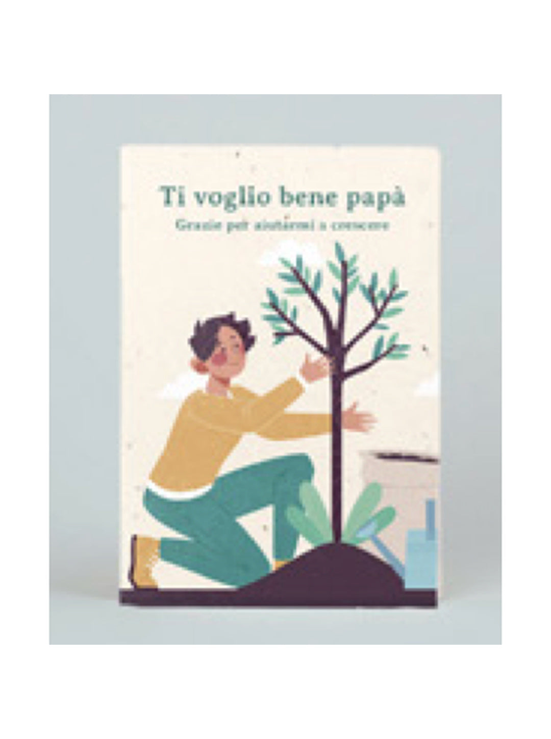 Ti voglio bene papa - Cartoline piantabile