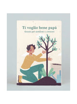 Ti voglio bene papa - Cartoline piantabile
