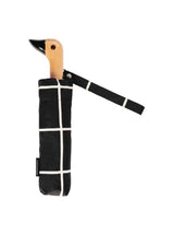 Ombrello Original Duckhead | Eco‑friendly Compact Umbrella | Black Grid