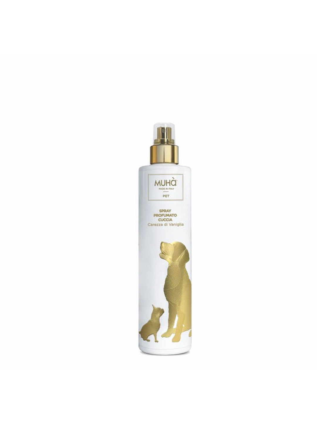 Deodorante Spray Cuccia Carezza di Vaniglia – Neutralizza Odori e Rinfresca con Fragranza Naturale | Muhà