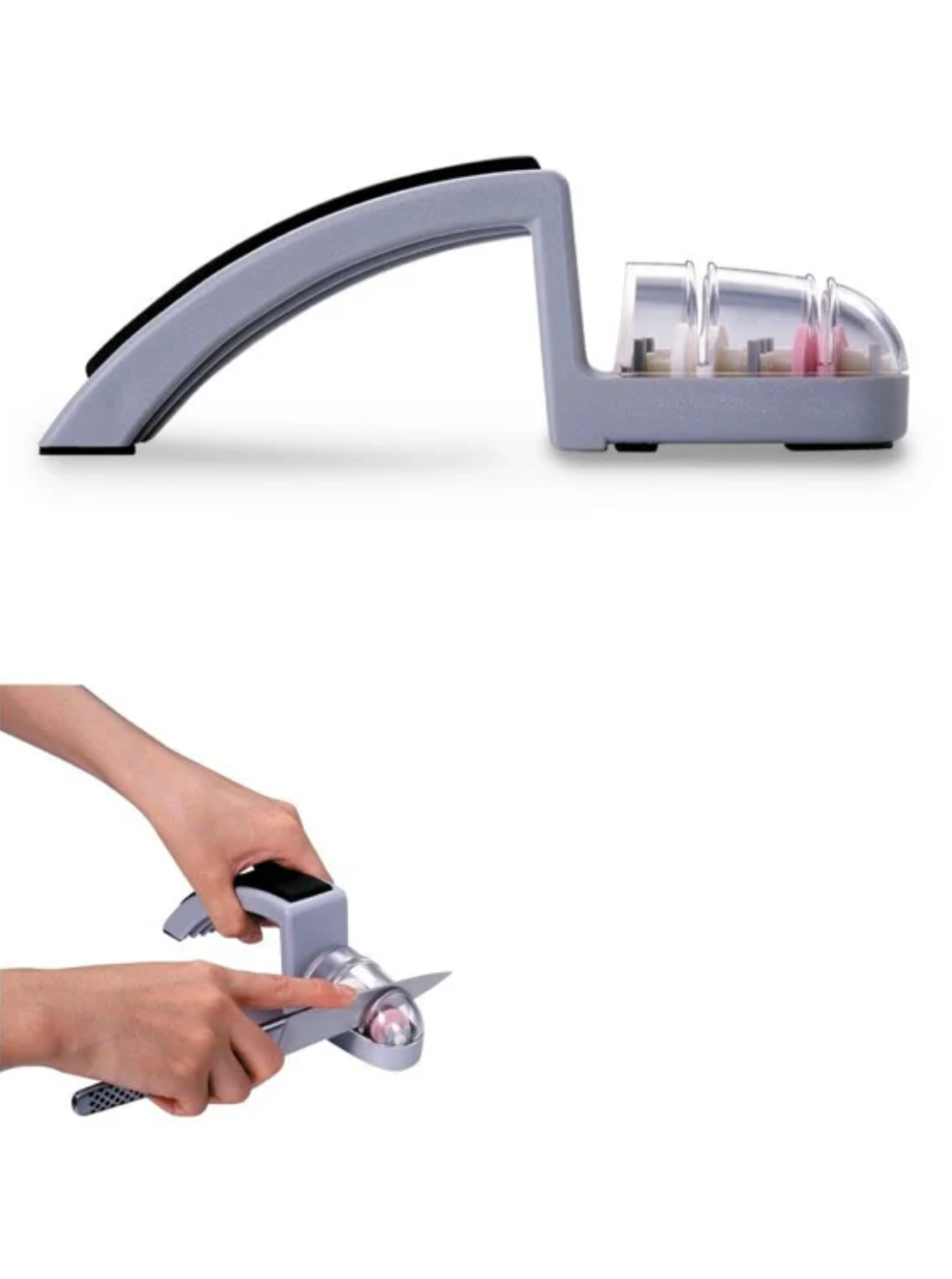 Global MinoSharp SH‑220/GB Shinkansen Sharpener – 2 fasi ceramiche, bordo costante – Global