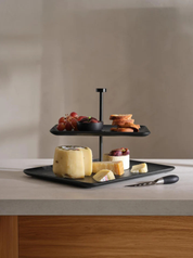 Etagere a 2 Piani Rettangolare – Design Elegante Nero | ASA Selection