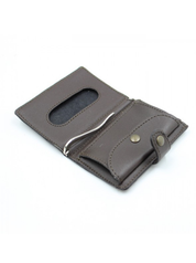 Vegan Brown iClutch + Coins – Portafoglio compatto & stile | Kjøre Project