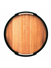 Vassoio Rotondo Nordic Kitchen – Bamboo Nero con Bordo Alto | Eva Solo