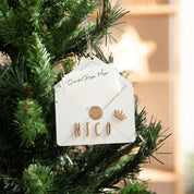 Kit Letterina di Natale in legno bianco personalizzabile – Vintiun