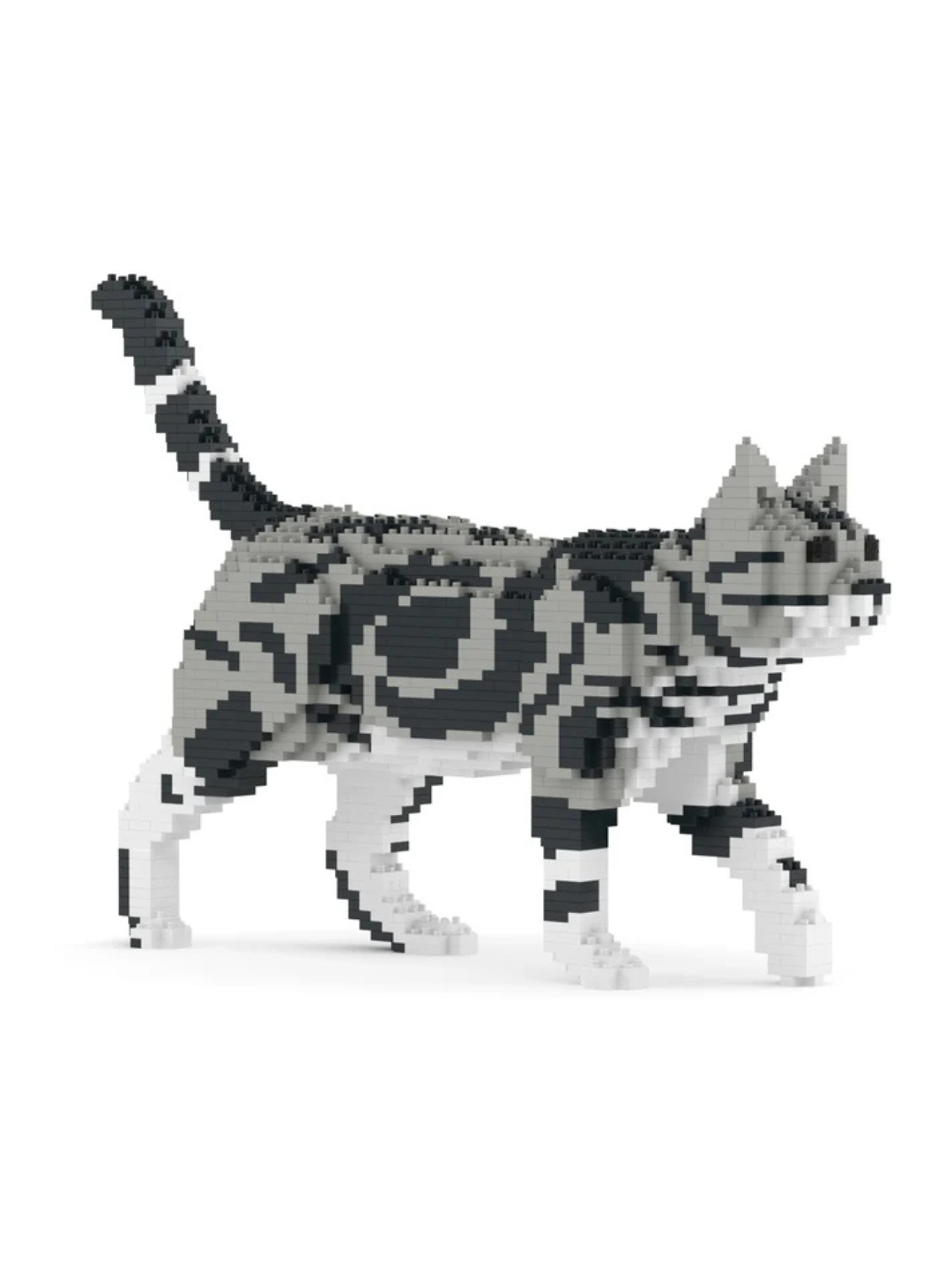 American Shorthair Cat 02S-M01B Building Block Model – Realistic cat Construction Set | Jekca