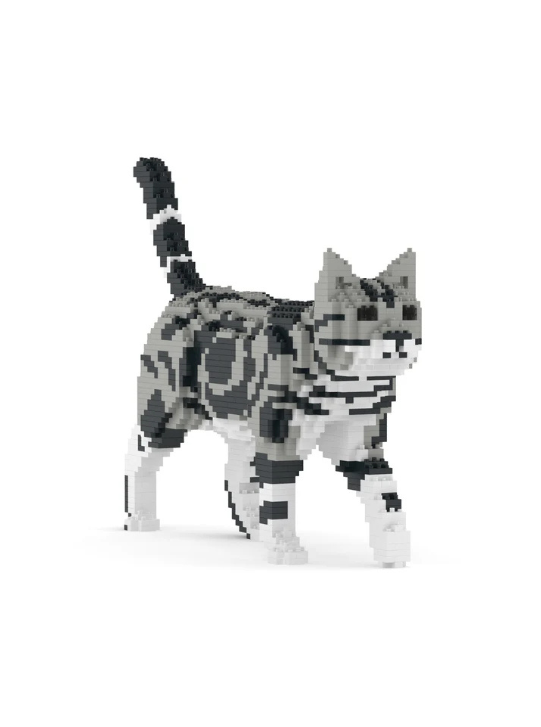 American Shorthair Cat 02S-M01B Building Block Model – Realistic cat Construction Set | Jekca