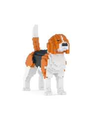 Beagle 01 Building Block Model – Realistic Dog Construction Set | Jekca