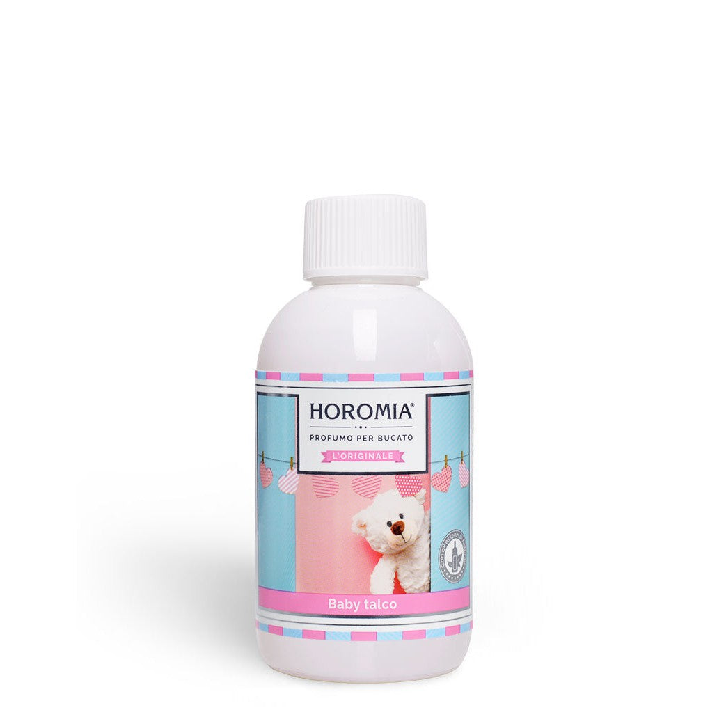 Profuma Bucato Baby Talco – Essenza Concentrata 50/250/500ml per Freschezza Duratura e Fragranza Delicata | Horomia
