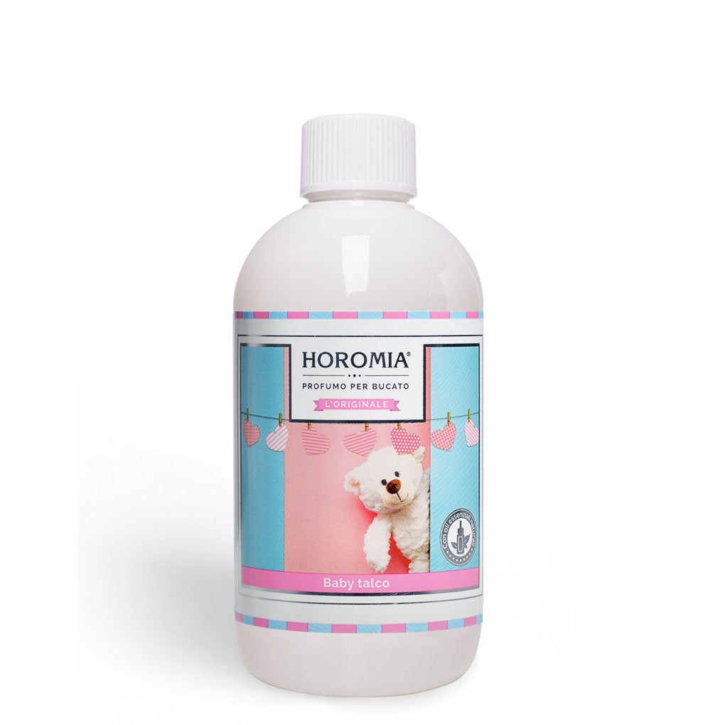 Profuma Bucato Baby Talco – Essenza Concentrata 50/250/500ml per Freschezza Duratura e Fragranza Delicata | Horomia