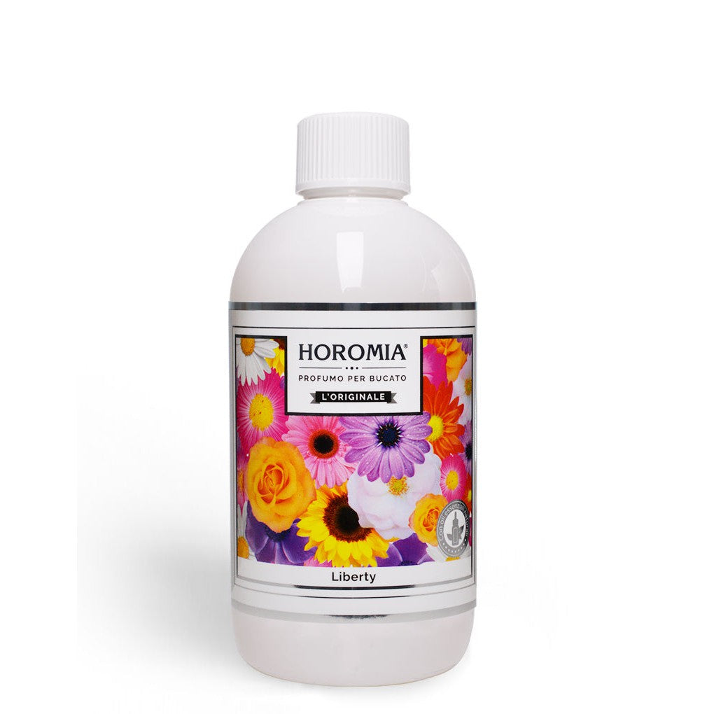 Profuma Bucato Liberty – Essenza Concentrata 50/250/500ml con Fragranza Floreale e Persistente | Horomia