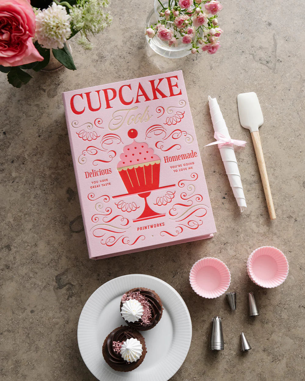 The Essentials Cupcake Tools – Kit Utensili Cupcake Rosa | Printworks
