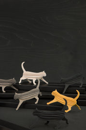 Lovi Cat "Grey" 12cm – Decorazione in legno 3D per casa e regalo | Lovi