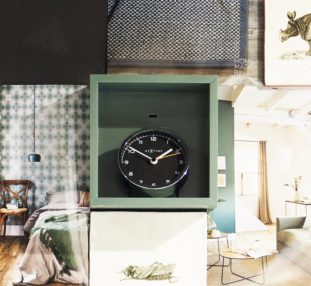 Company Alarm – Sveglia da tavolo silenziosa design moderno Black | NeXtime