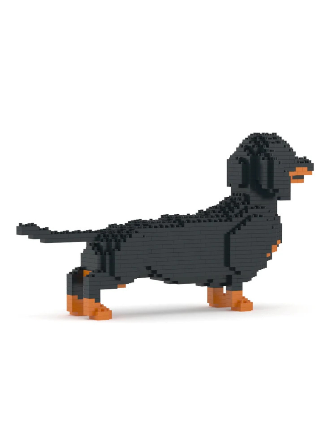 Dachshund 02S-M01 Building Block Model – Realistic Dog Construction Set | Jekca
